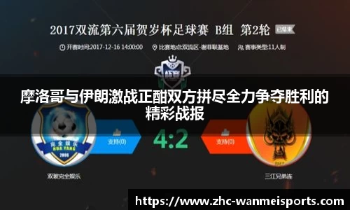 摩洛哥与伊朗激战正酣双方拼尽全力争夺胜利的精彩战报